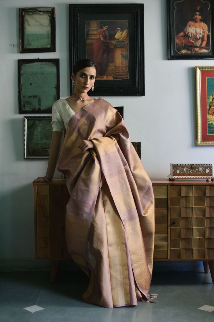 Silk Tissue Saree - Yeetika