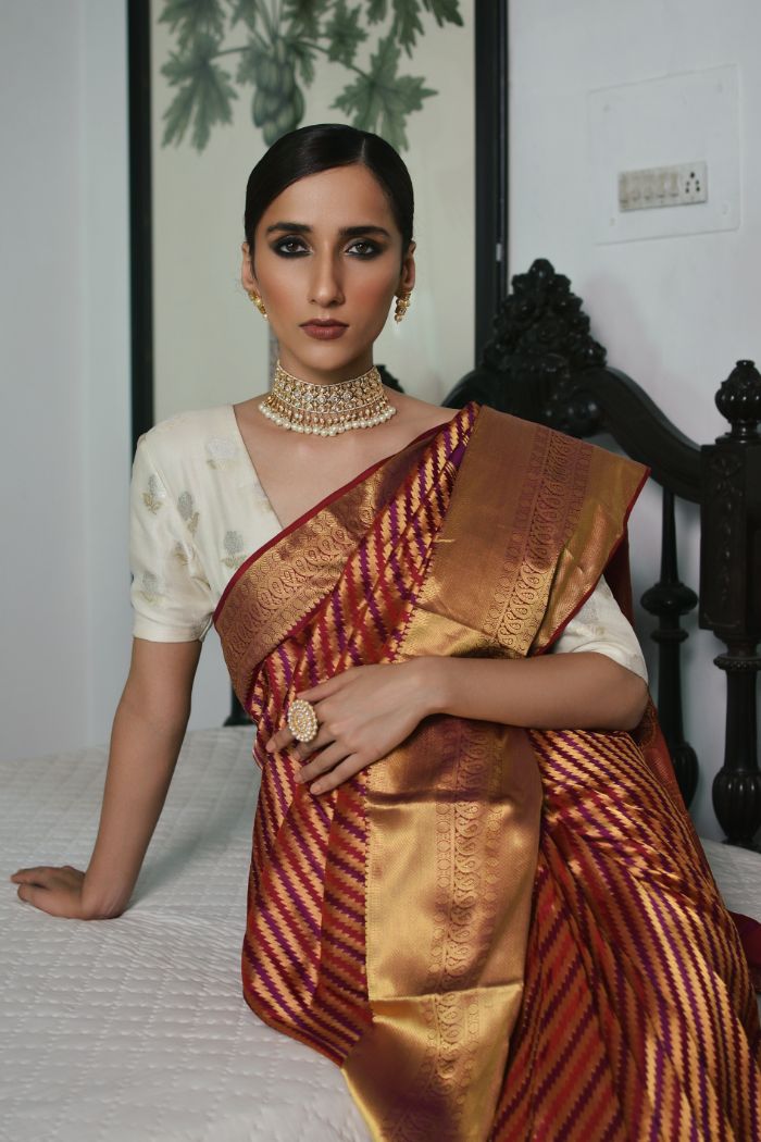 100% Pure Silk Saree