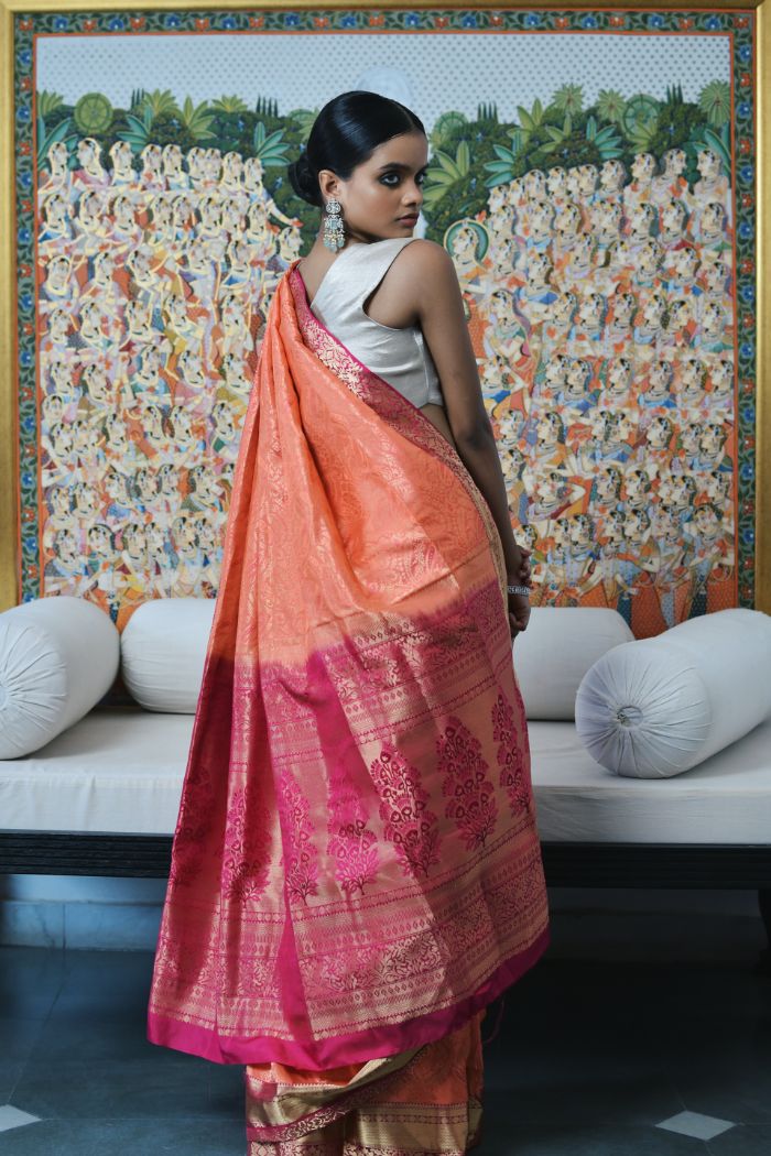 Silk Tissue Saree - Rajkanya