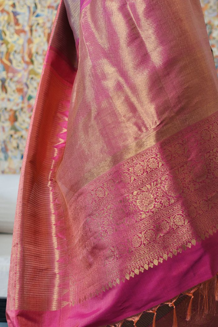 Silk Tissue Saree - Mrignayani