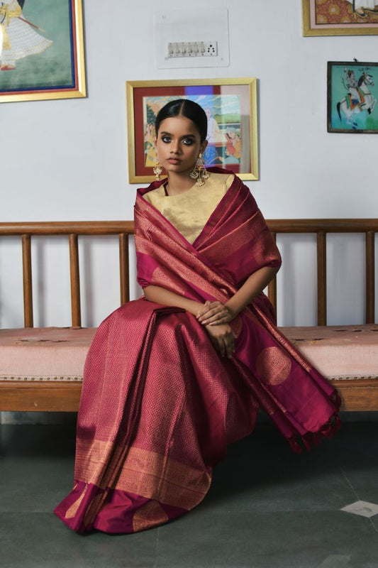 Silk Tissue Saree - Tanwika
