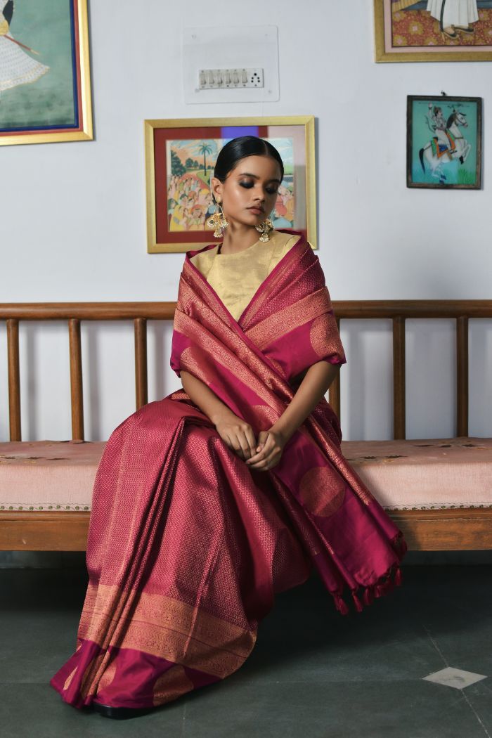 Silk Tissue Saree - Tanwika