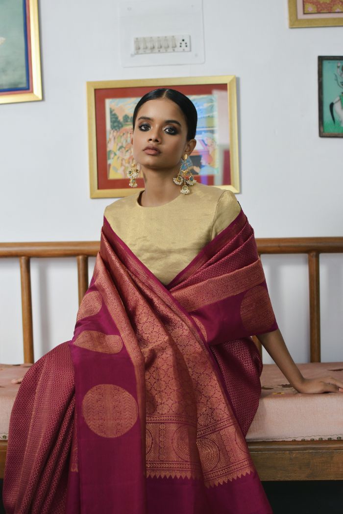 Silk Tissue Saree - Tanwika