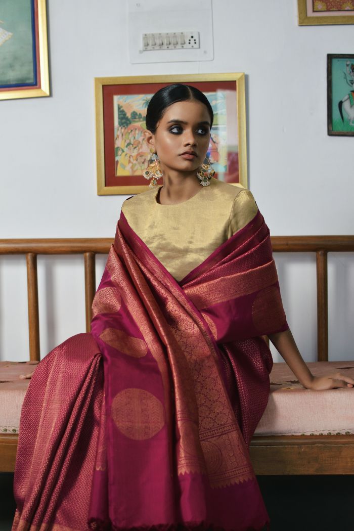 Silk Tissue Saree - Tanwika