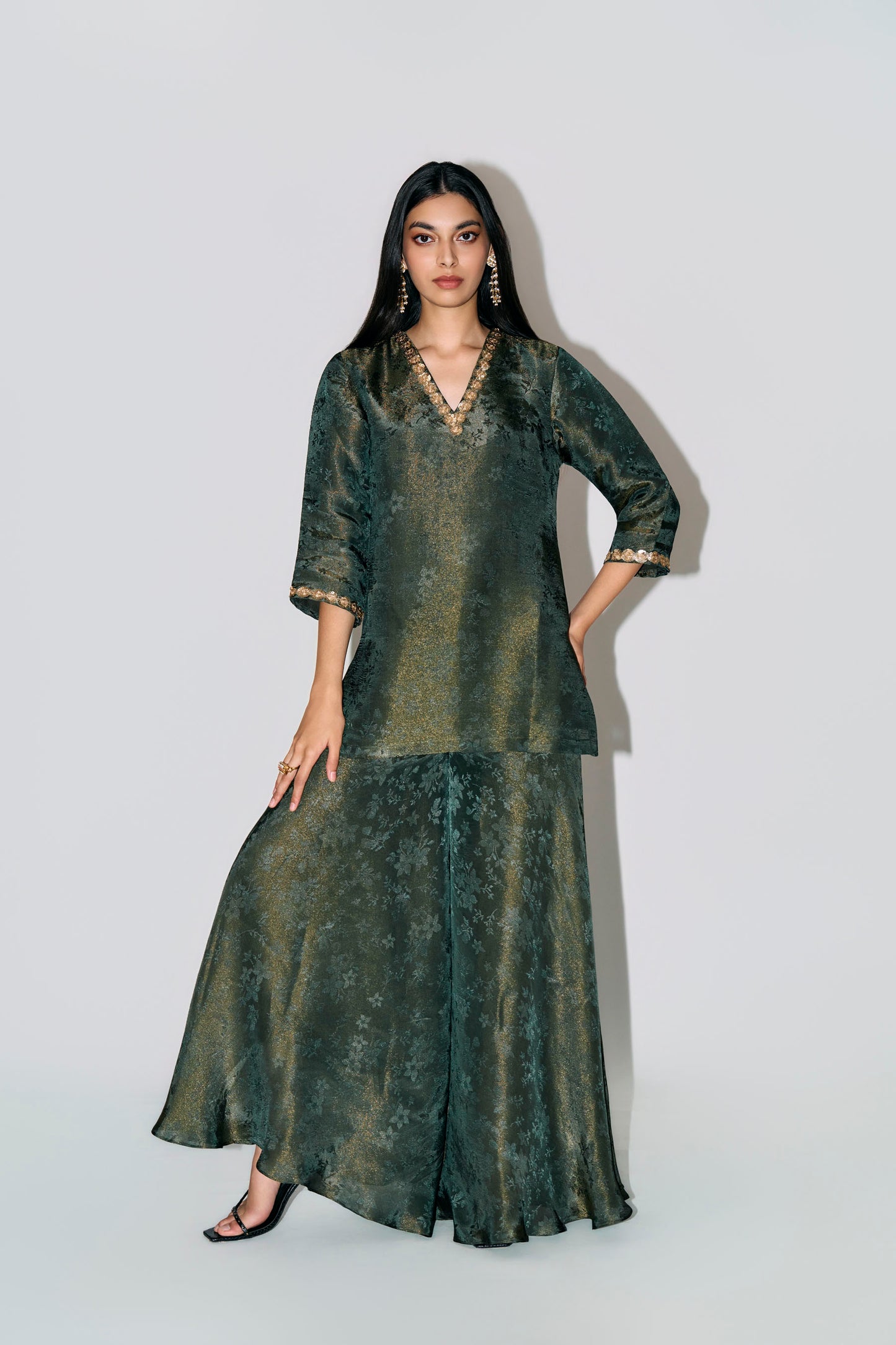 Dark Green Co-ord Set