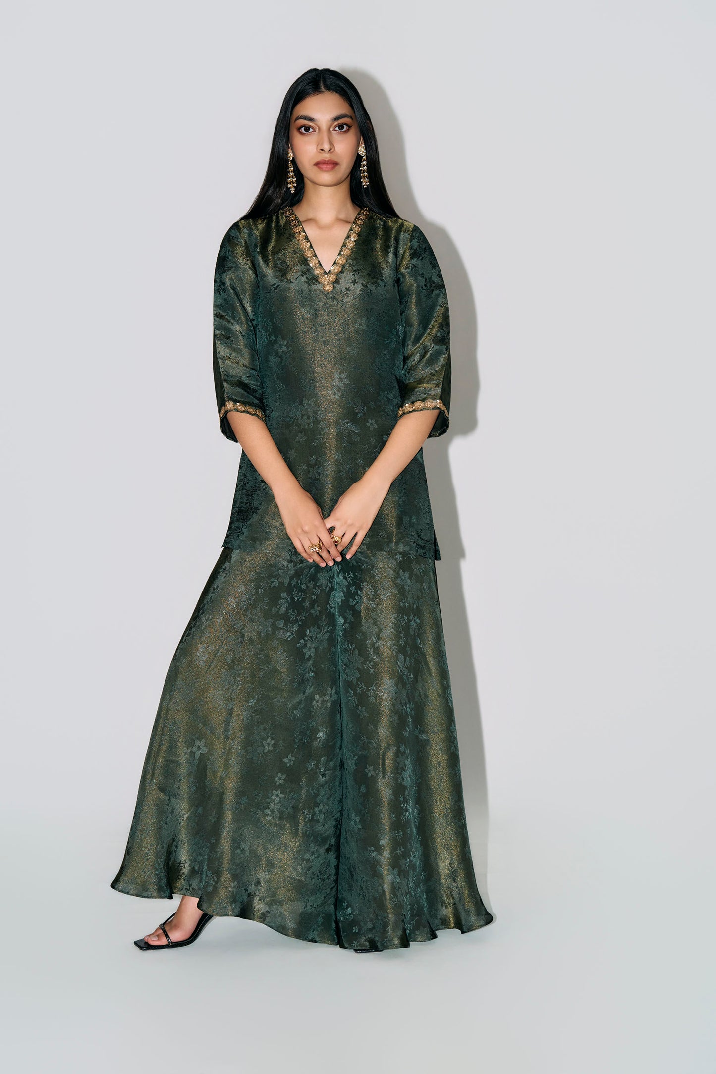 Dark Green Co-ord Set