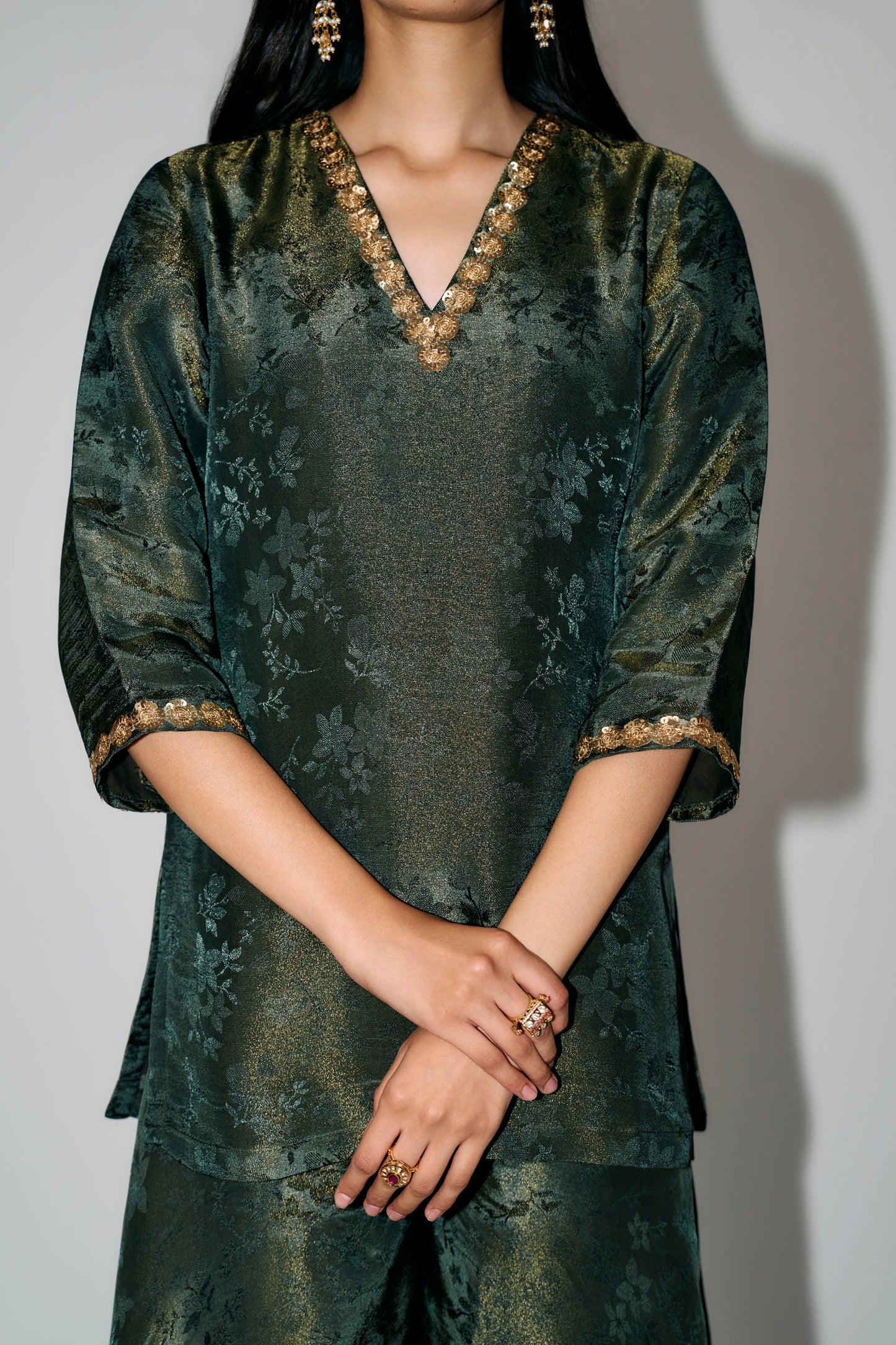 Dark Green Co-ord Set