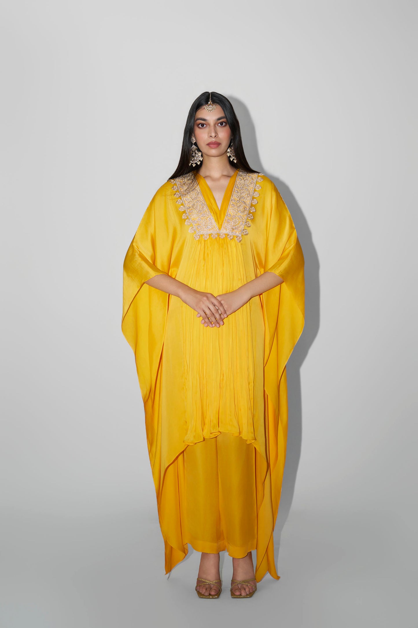 Haldi Yellow Suit Set