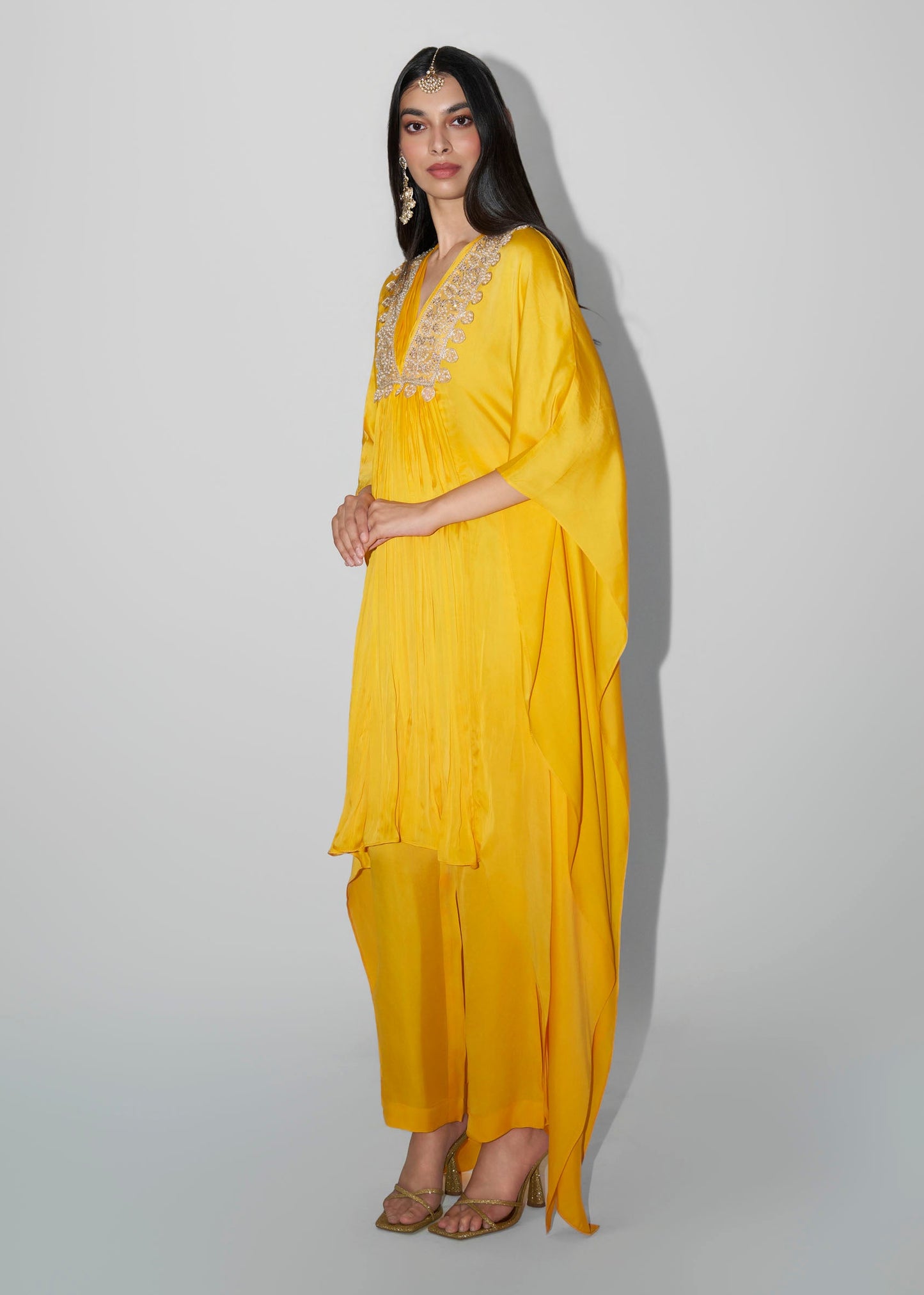 Haldi Yellow Suit Set