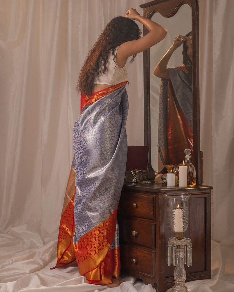 Silk Tissue Saree - Anchal