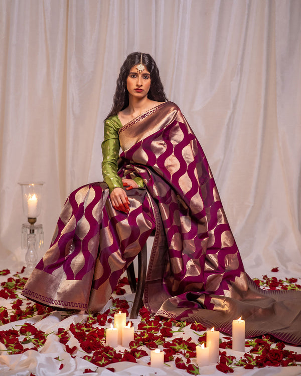 Kanchipuram Silk Saree - Kajal