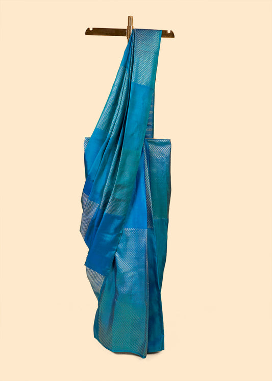 Kanchipuram Silk Saree - Neelam